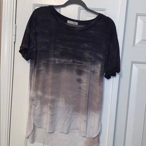 Ombré high low tee